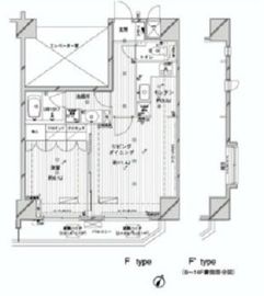 グランハイツ代々木 3F1 間取り図