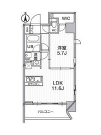 プライマルタワー錦糸町 403 間取り図