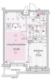 ガーラ・ヒルズ武蔵小山 5階 間取り図