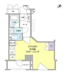 クオリア銀座 10階 間取り図