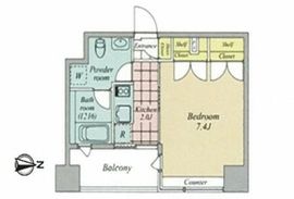 OZIO大手町 703 間取り図