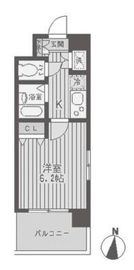 レジディア両国 307 間取り図