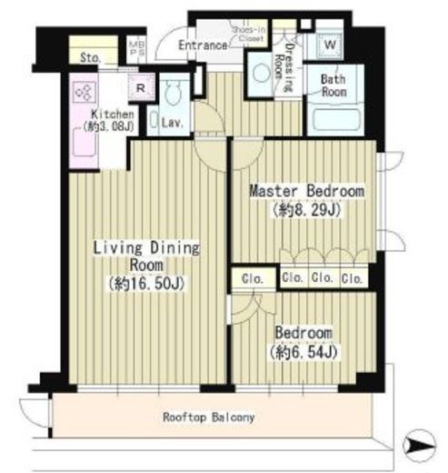 クレアーレ麹町 901 間取り図