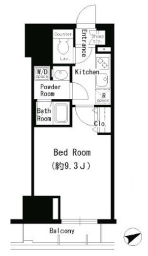 コンフォリア要町 1102 間取り図