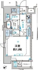 ベルシード門前仲町 601 間取り図