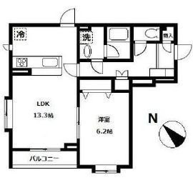 ウィステリア目黒 302 間取り図