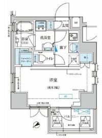 ベルシード門前仲町 603 間取り図