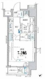 ベルシード門前仲町 702 間取り図