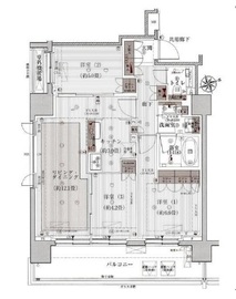 ウェリス六本木 10階 間取り図