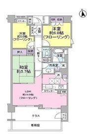 ウェリスリビオ新御徒町 1階 間取り図