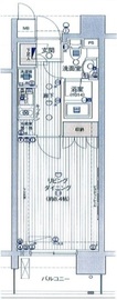 レックス海岸通りレジデンス 3階 間取り図