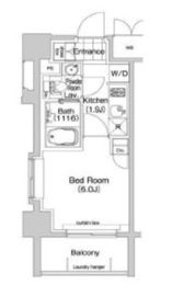 コンフォリア春日富坂 608 間取り図