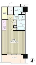 エルアージュ小石川 A408 間取り図