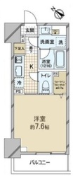 ピアース赤坂 8階 間取り図