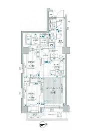 パレステージ文京江戸川橋 3階 間取り図