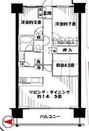 東京スイートレジデンス 9階 間取り図