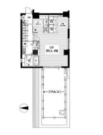 ブライズ高田馬場 8階 間取り図