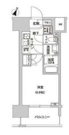 ラクラス幡ヶ谷 603 間取り図