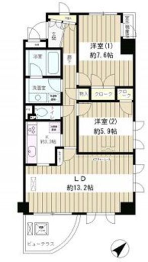 Lapyuta 501 間取り図