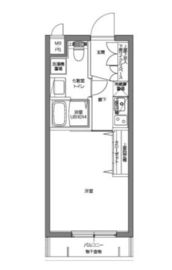 パティーナV代々木上原 3階 間取り図