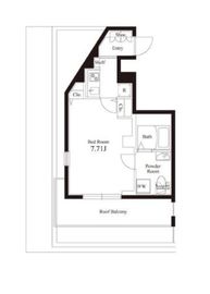 アペルト西新宿 702 間取り図