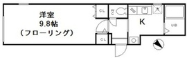 モデュロール五反田 203 間取り図