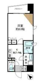 クオリア銀座3丁目 7階 間取り図