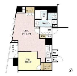 リビオレゾン小石川 13階 間取り図