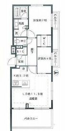 ベリスタ四谷大京町 4階 間取り図