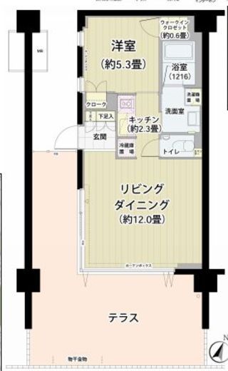 ガーデニエール砧レジデンス 115 間取り図