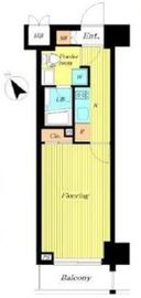 ステージグランデ茅場町 2階 間取り図