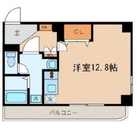 メイフェアハウス三田 501 間取り図