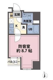 ラシクラスLAZO銀座イースト 401 間取り図