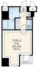 ラシクラスLAZO銀座イースト 302 間取り図