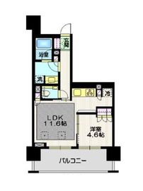 アトラス品川中延 4階 間取り図