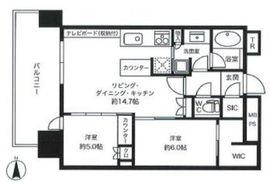 ワテラスタワーレジデンス 24階 間取り図