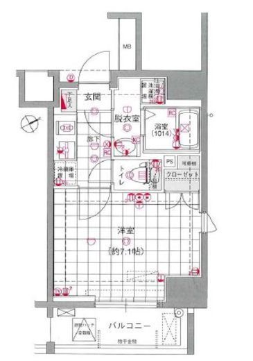 ラグジュアリーアパートメント恵比寿 9階 間取り図
