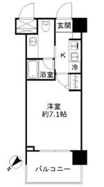 フォレシティ豊洲 702 間取り図