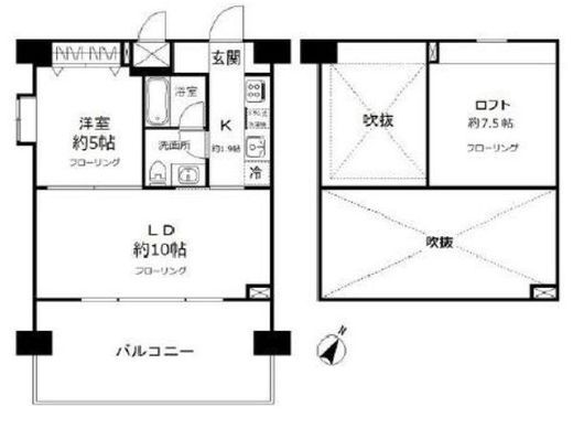 フォレシティ豊洲 1101 間取り図