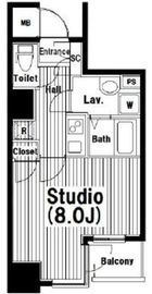 グランド・ガーラ南麻布 6階 間取り図