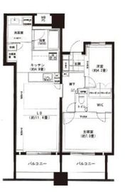 ピアース東京インプレイス 13階 間取り図