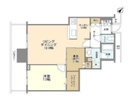 リガーレ日本橋人形町 23階 間取り図