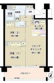 ガーデニエール砧レジデンス 429 間取り図