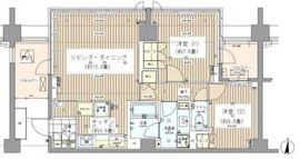 ガーデニエール砧レジデンス 410 間取り図