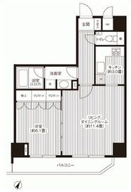 グランハイツ代々木 308 間取り図