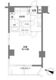 カスタリア大塚2 201 間取り図