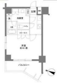 カスタリア大塚2 1001 間取り図