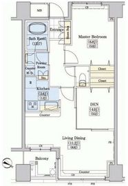 レジディアタワー上池袋 タワー棟 329 間取り図