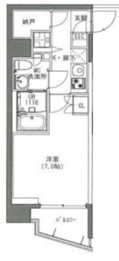 S-RESIDENCE 雑司が谷 (エスレジデンス雑司が谷) 601 間取り図