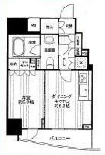 フィールM西新宿 10階 間取り図